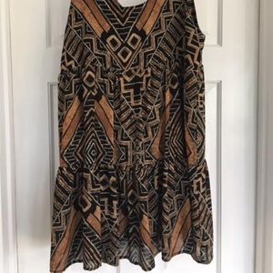 Flowy Boho Pattern Dress